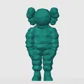 Móc Khóa KAWS Low-Poly - Thumbnail 2