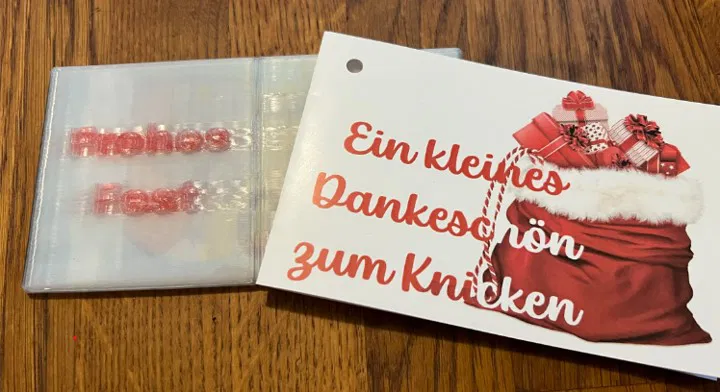 Thẻ Giáng Sinh Tặng Tiền / Christmas card with banknote - Image 5