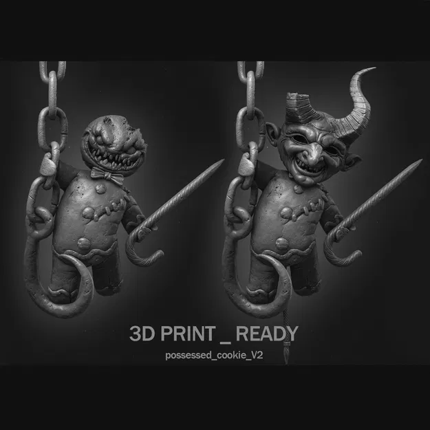 Bánh Gừng Ma Ám V2 - Đồ Trang Trí Giáng Sinh Độc Đáo - Image 1