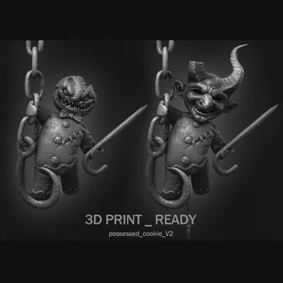 Bánh Gừng Ma Ám V2 - Đồ Trang Trí Giáng Sinh Độc Đáo