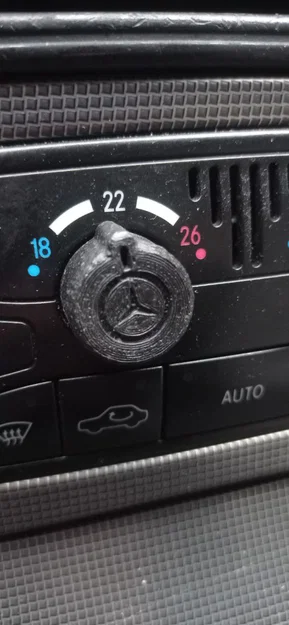 Núm điều chỉnh nhiệt độ điều hòa Mercedes W203 - Image 1