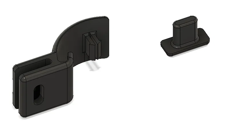 Kẹp nắp bình ắc quy sau Harley Davidson Sportster (Mrk 1.8) - Image 2