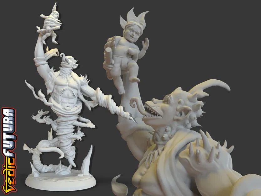 Hài Nhi Krishna & Quỷ Bão Táp Trinavarta - Image 1