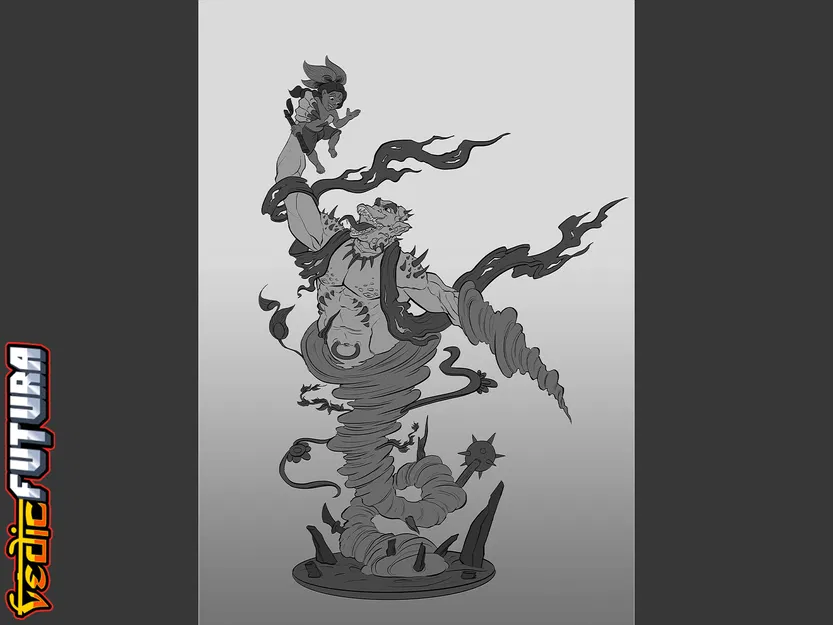 Hài Nhi Krishna & Quỷ Bão Táp Trinavarta - Image 2