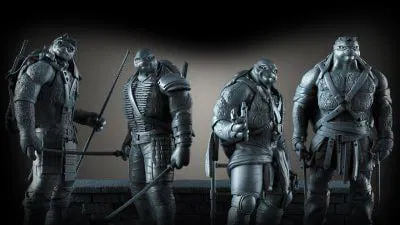 Mô hình 3D Anh hùng Rùa Biến hình níveis - Image 1