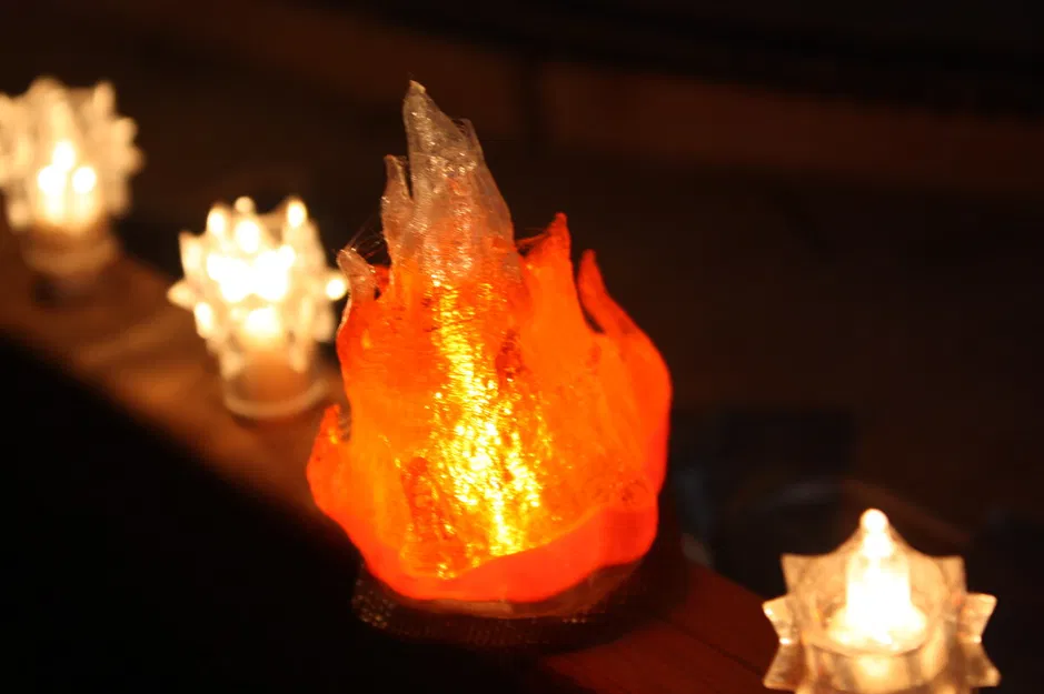 Nắp Đèn Lửa Trại Cho Máng Cỏ Giáng Sinh - Image 3