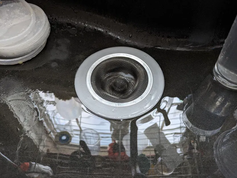 Adapter Chân Lọc Rác Bồn Rửa Chén Lưới Kim Loại (Có Thể Tùy Chỉnh) - Image 1