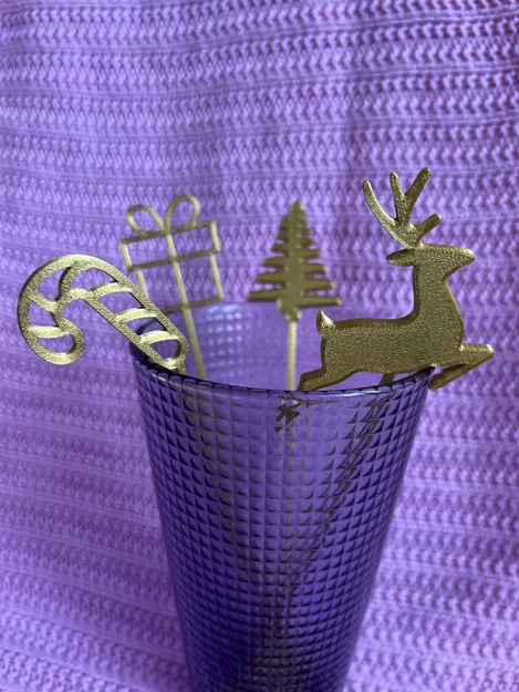 Que Khuấy Đồ Uống Giáng Sinh - Image 1