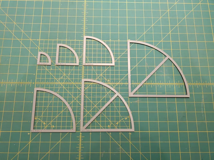 Khuôn Cắt Vải Khối "Drunkard's Path" - Image 3