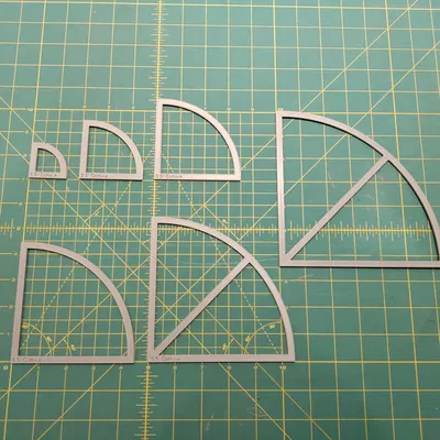 Khuôn Cắt Vải Khối "Drunkard's Path"