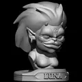 Luna (Lunatacs) Thundercats STL bust miễn phí in 3D - Thumbnail 2
