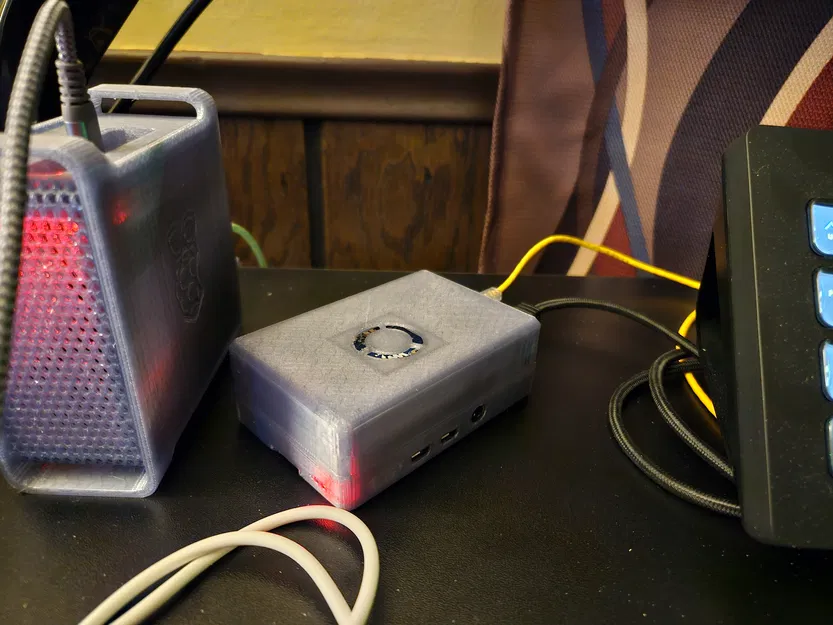 Vỏ Case Raspberry Pi 4 B + Waveshare PoE HAT - Image 1