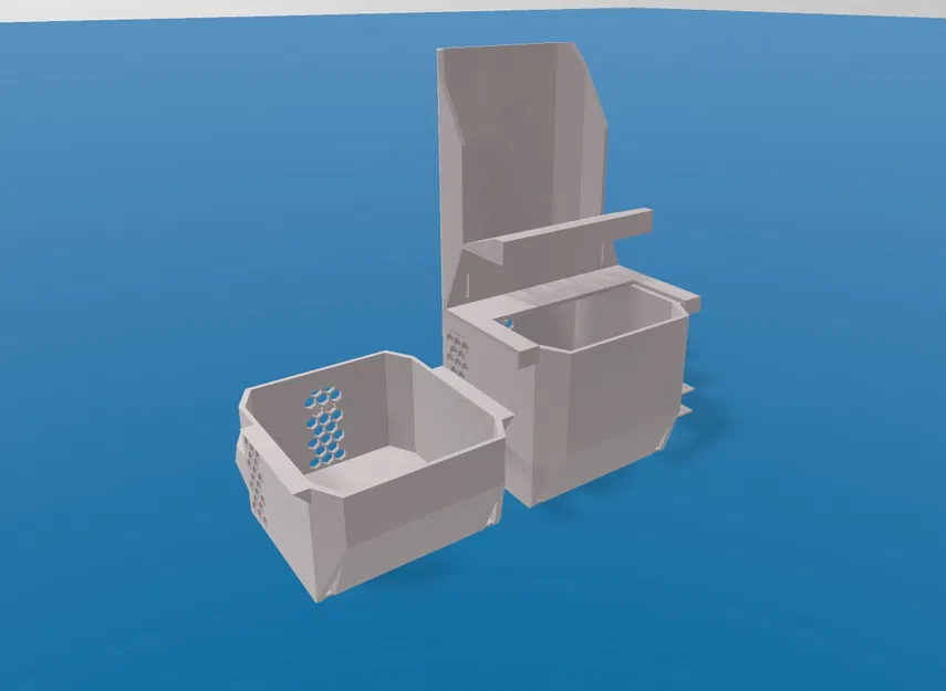 Thùng rác cạnh bàn Bambu A1 (bàn Ikea Lack) - Image 2