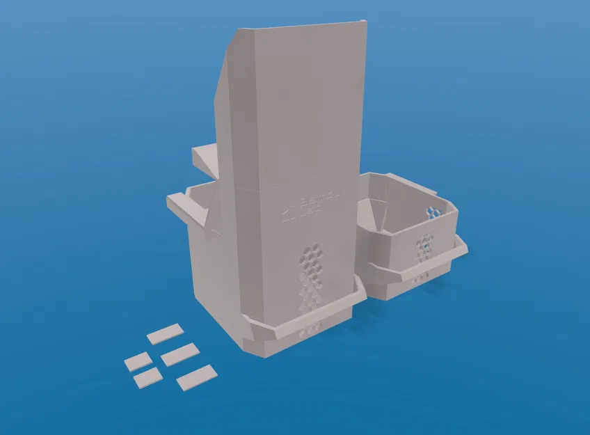 Thùng rác cạnh bàn Bambu A1 (bàn Ikea Lack) - Image 4