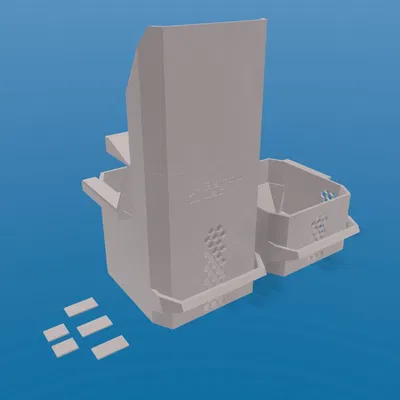 Thùng rác cạnh bàn Bambu A1 (bàn Ikea Lack)