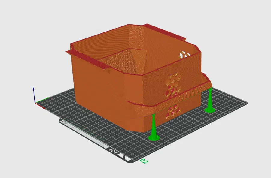 Thùng rác cạnh bàn Bambu A1 (bàn Ikea Lack) - Image 7