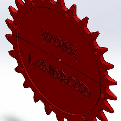 Bánh Xe Gai Hơn Cho Landroid L2000 WR155E L In Được Trên Bàn 220mm