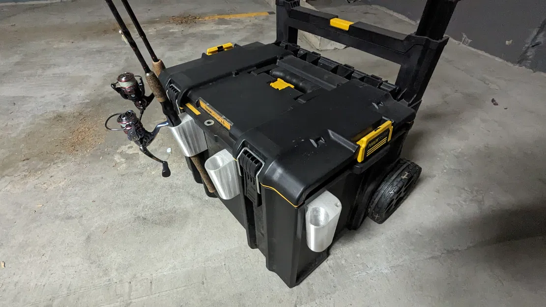 Kệ Cần Câu Cho Thùng Đồ Nghề Có Bánh Xe - Image 2