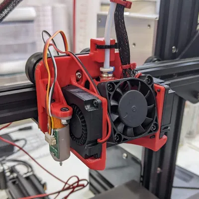 Nâng cấp Quạt Kép Kèm Ngàm BLtouch cho Creality Ender 3 V2