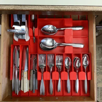 Hộp đựng đồ dùng bằng dao kéo theo chuẩn Gridfinity