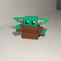 BABY YODA LOW POLY - Thumbnail 1