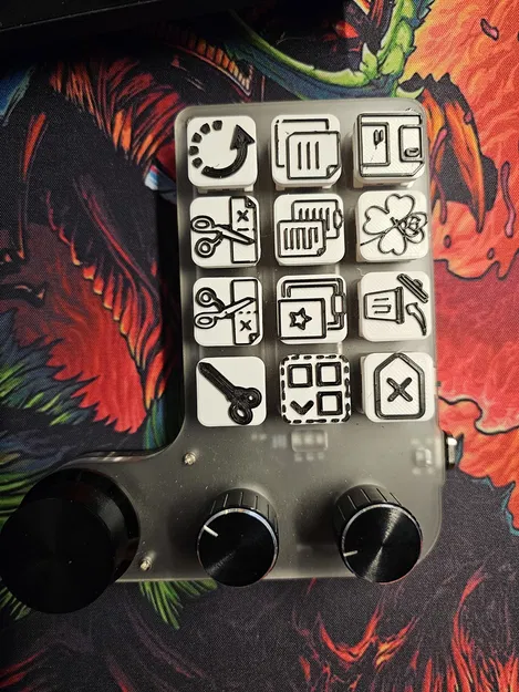 Nút Bàn Phím Macro Low Profile Cho Dựng Video - Image 1