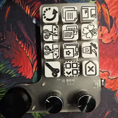 Nút Bàn Phím Macro Low Profile Cho Dựng Video