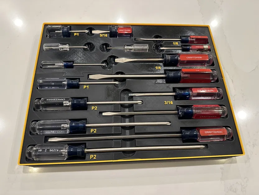 Kệ Tua Vít Craftsman Gridfinity - Image 1