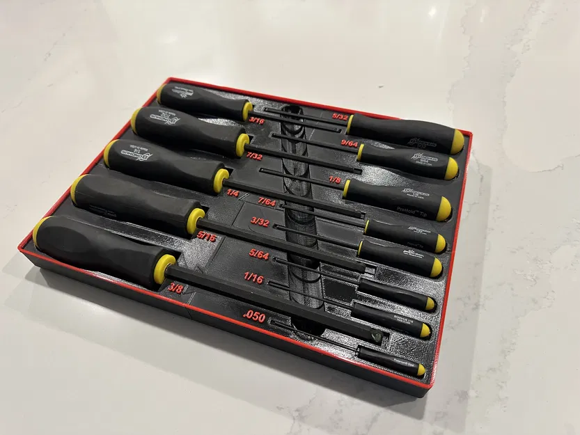 Gridfinity - Hộp Đựng Tua Vít Lục Giác Tiêu Chuẩn - Image 2