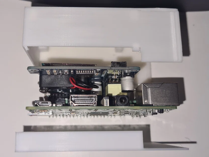 Vỏ Rackpoe_pi cho Raspberry Pi 3/4 với Mũ PoE - Image 2