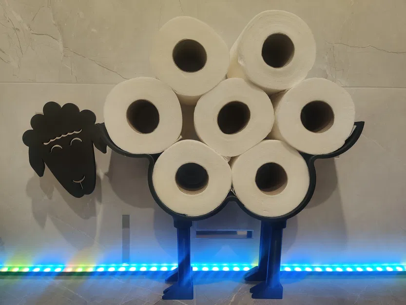 Cừu Cuộn Giấy Vệ Sinh - Đầu Chi Tiết - Image 1