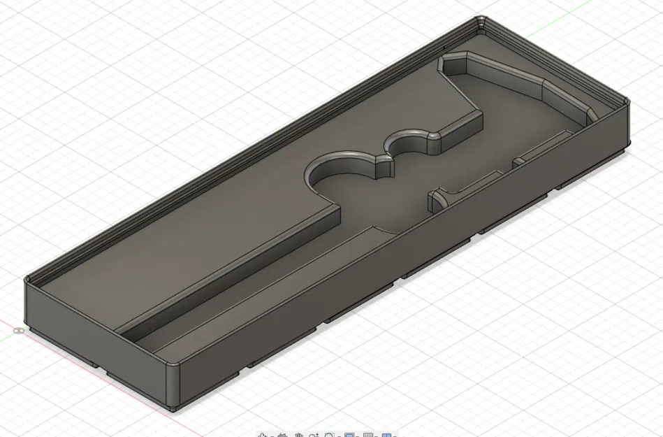 Khuôn Giữ Thước Kẹp Gridfinity 6 inch (Cập Nhật) - Image 1