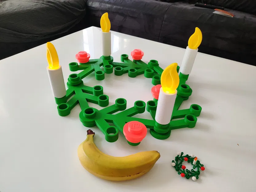 Nến cho Vòng Hoa Giáng Sinh Lego - Image 1