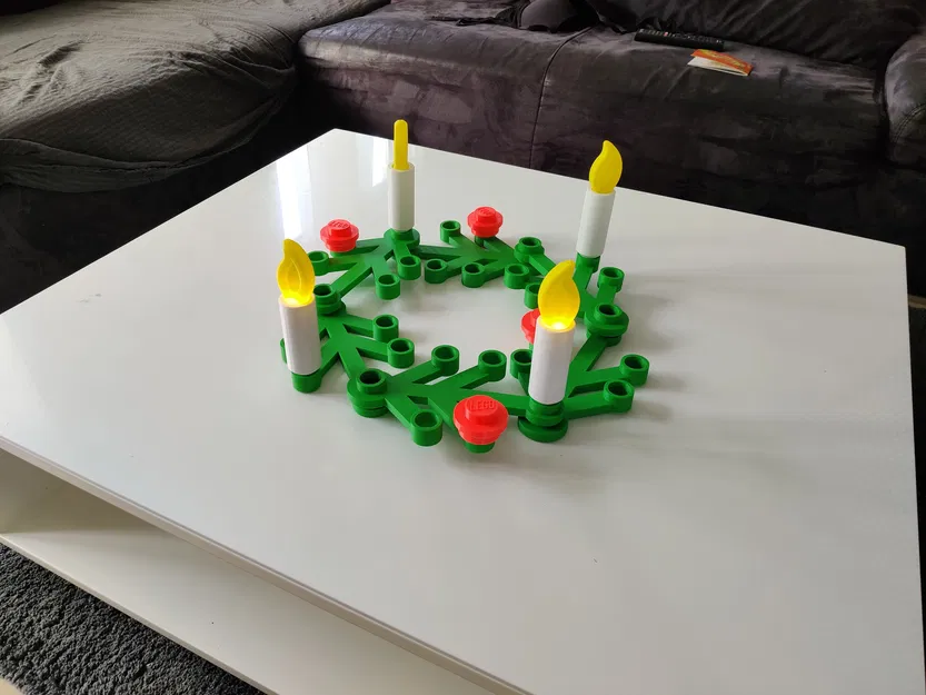 Nến cho Vòng Hoa Giáng Sinh Lego - Image 3