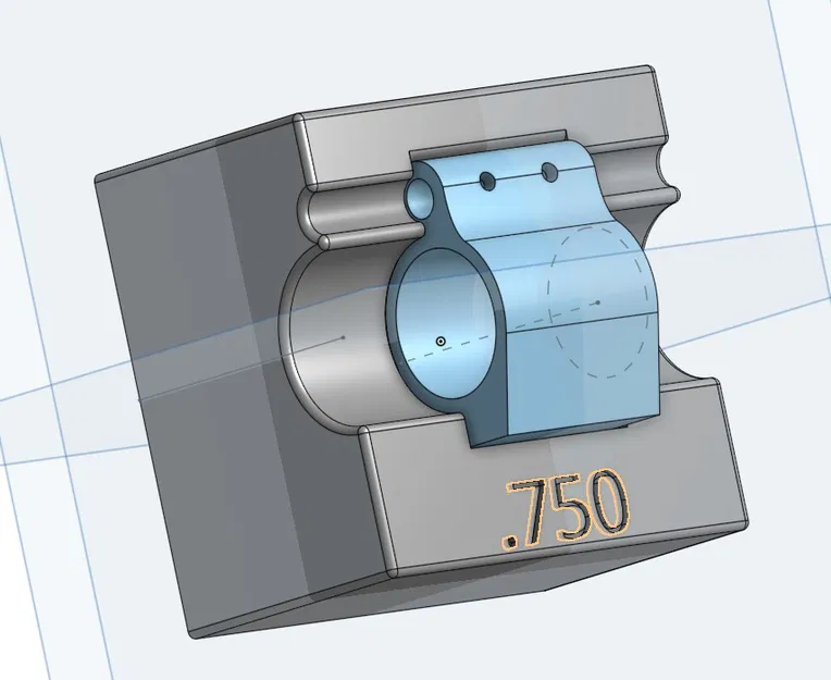 Khuôn ghim block khí cho cỡ .750 - Image 1