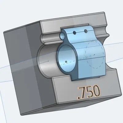 Khuôn ghim block khí cho cỡ .750