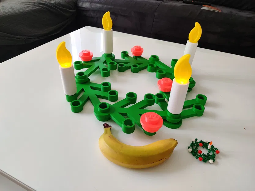 Nến cho Vòng Hoa Giáng Sinh Lego - Image 6