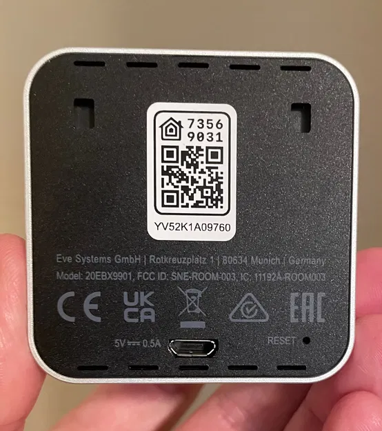 Giá treo tường cho cảm biến Eve Room đo nhiệt độ, độ ẩm, chất lượng không khí - Image 3