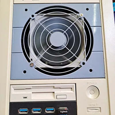 Adapter quạt cho khay ổ đĩa DVD 5.25" PC - Vừa quạt 92mm và 120mm