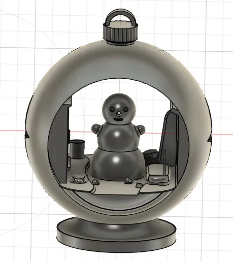 Quả Cầu Giáng Sinh Người Tuyết / Christmas ball Snowman - Image 2