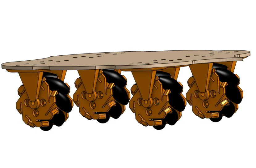 Ván Rùa (Bánh xe Mecanum) - Image 2