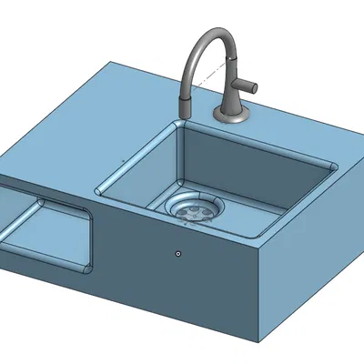 Chậu rửa có vòi nước ( Sink with Faucet )