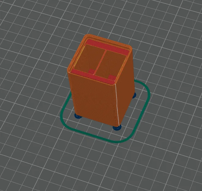 Khay Đựng Đầu Phun Máy In Bambu X1C P1P P1S Theo Chuẩn Gridfinity Cao 9u - Image 1