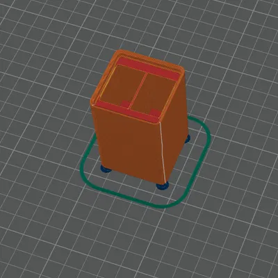 Khay Đựng Đầu Phun Máy In Bambu X1C P1P P1S Theo Chuẩn Gridfinity Cao 9u