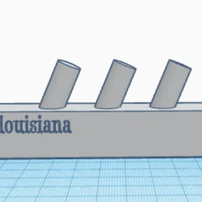 Chiến Hạm USS Louisiana Đơn Giản