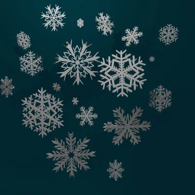 Tuyết Rơi - Trang trí Giáng Sinh (5 cái)