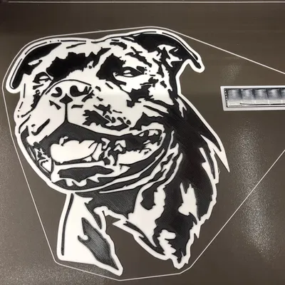 Mô hình Chó Staffordshire Bull Terrier