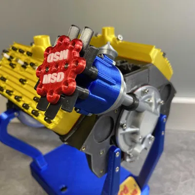 Ford FlatHead V8 (2/14) / Nắp Che Thời Gian (thiết kế mới) và Bộ Phân Phối