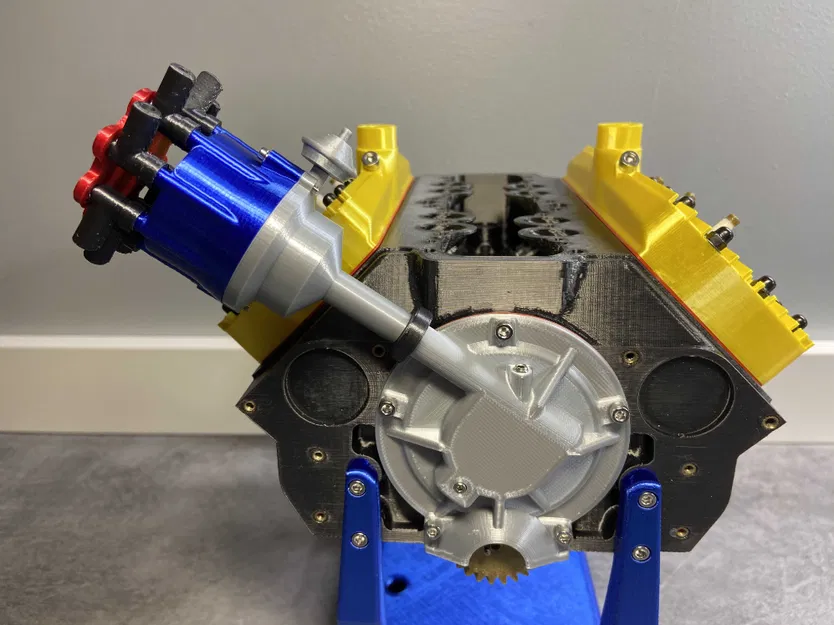 Ford FlatHead V8 (2/14) / Nắp Che Thời Gian (thiết kế mới) và Bộ Phân Phối - Image 3