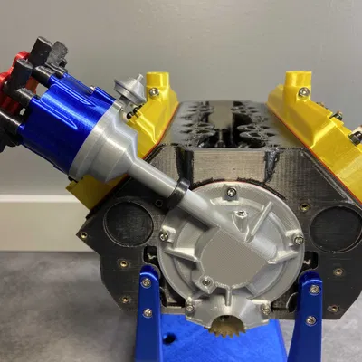 Ford FlatHead V8 (2/14) / Nắp Che Thời Gian (thiết kế mới) và Bộ Phân Phối